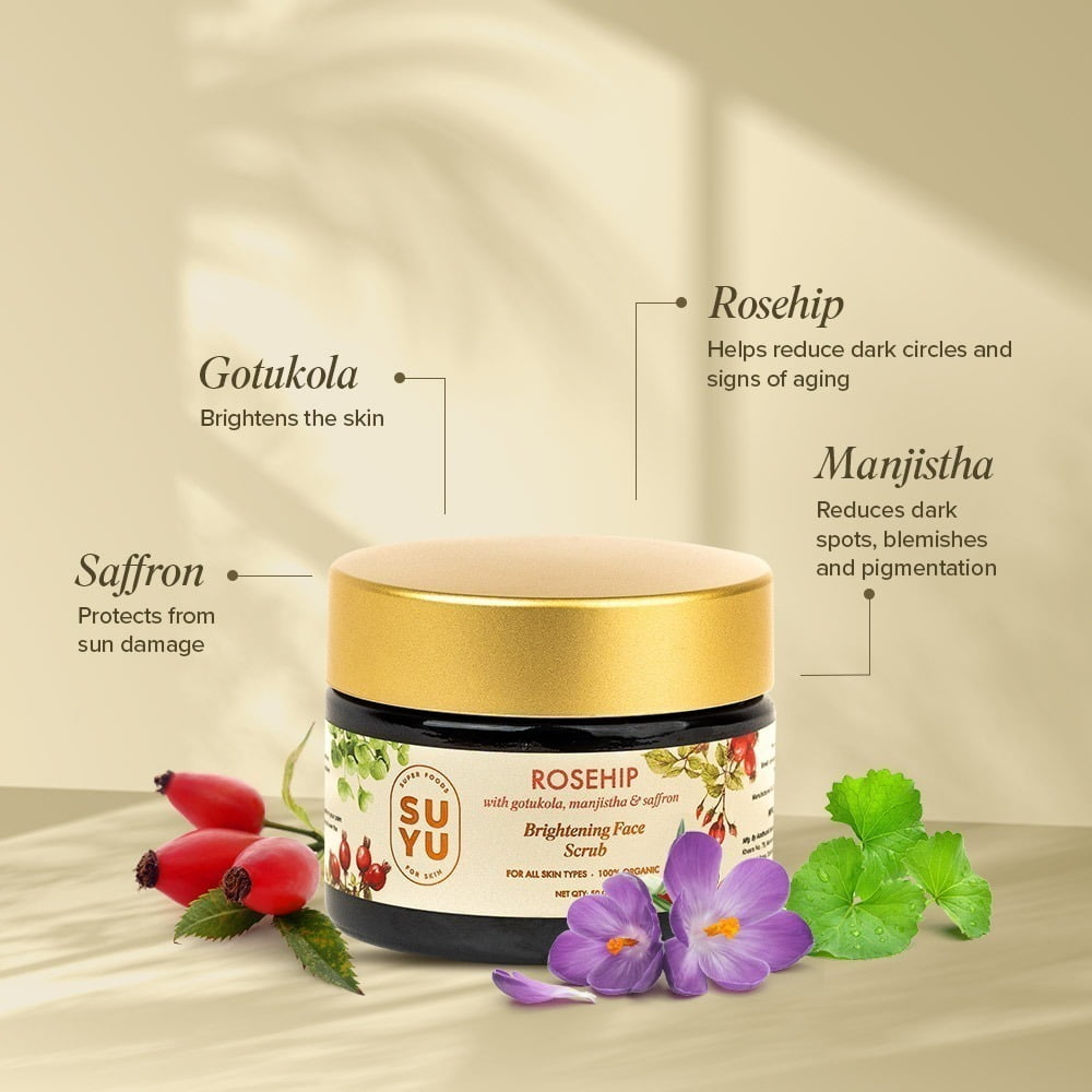 Rosehip Brightening Face Scrub